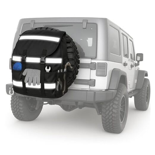1 Pack Spare Tire Trash Bag Offroad Spare Tire Storage Bags Heavy Duty Truck
