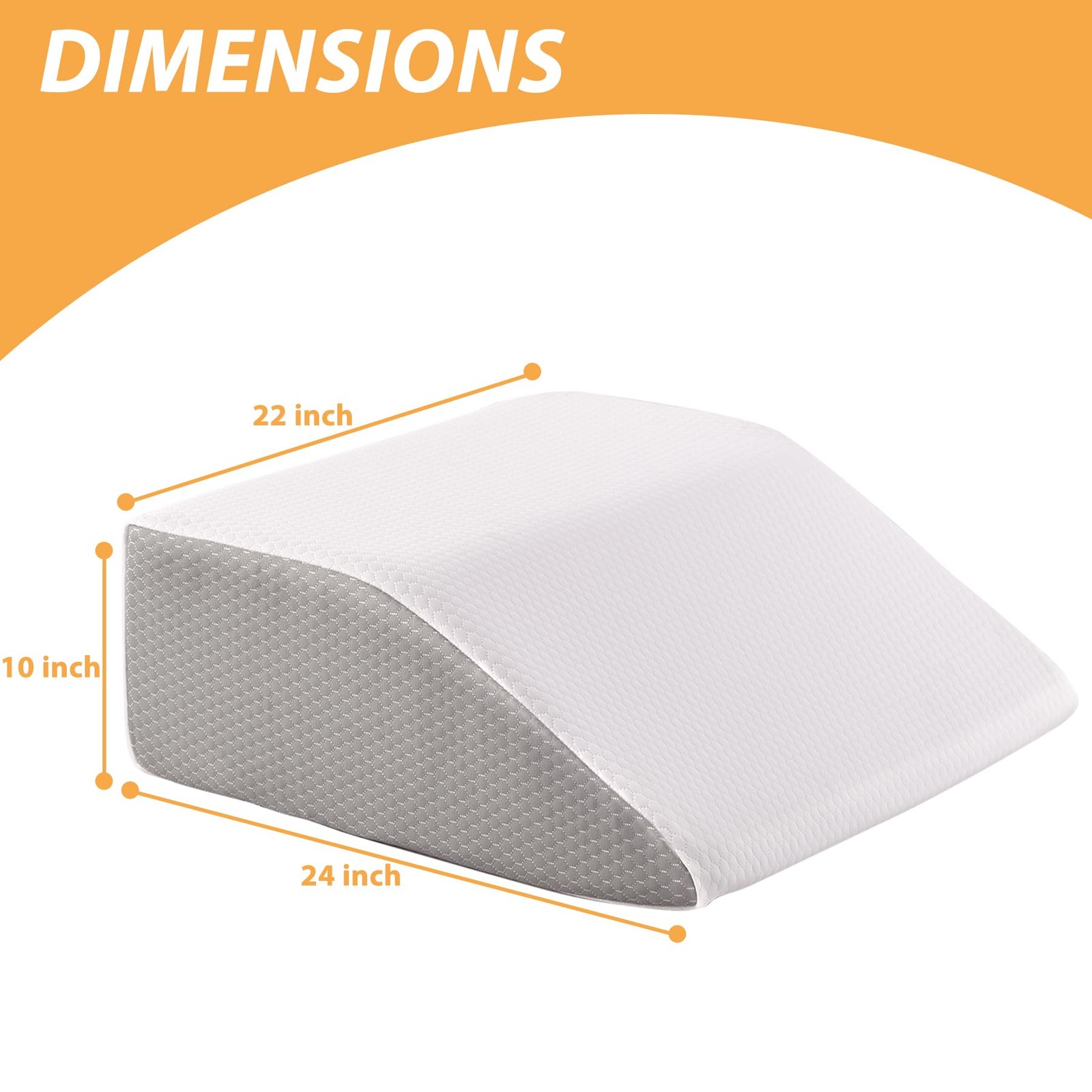 Leg Elevation Pillows, Leg Pillows for Sleeping, Cooling Gel Memory Foam Top,...