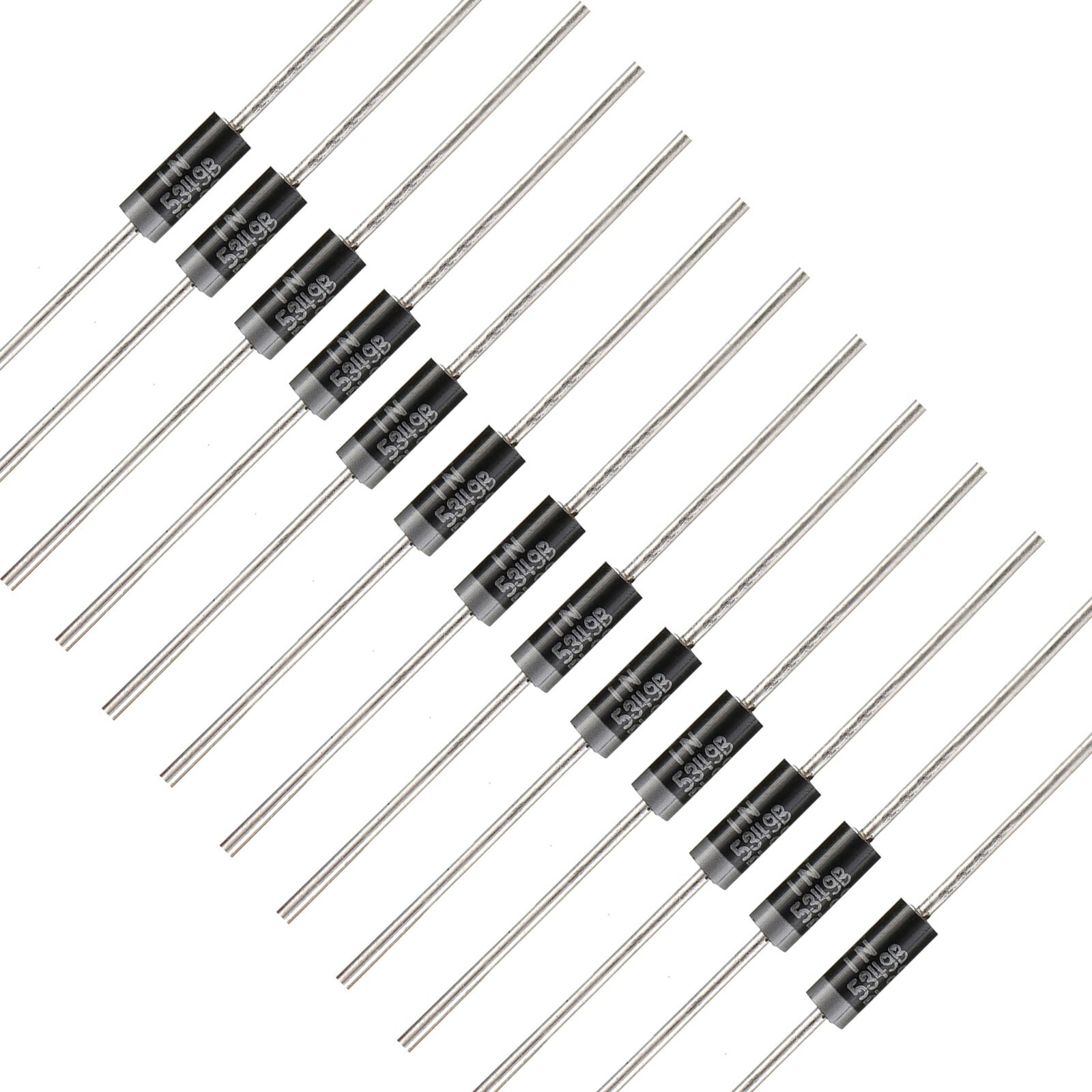 30Pcs 1N5349B 5W 12V Power Zener Diodes 1N5349 5 Watt 12 Volt Axial Diodes T-18
