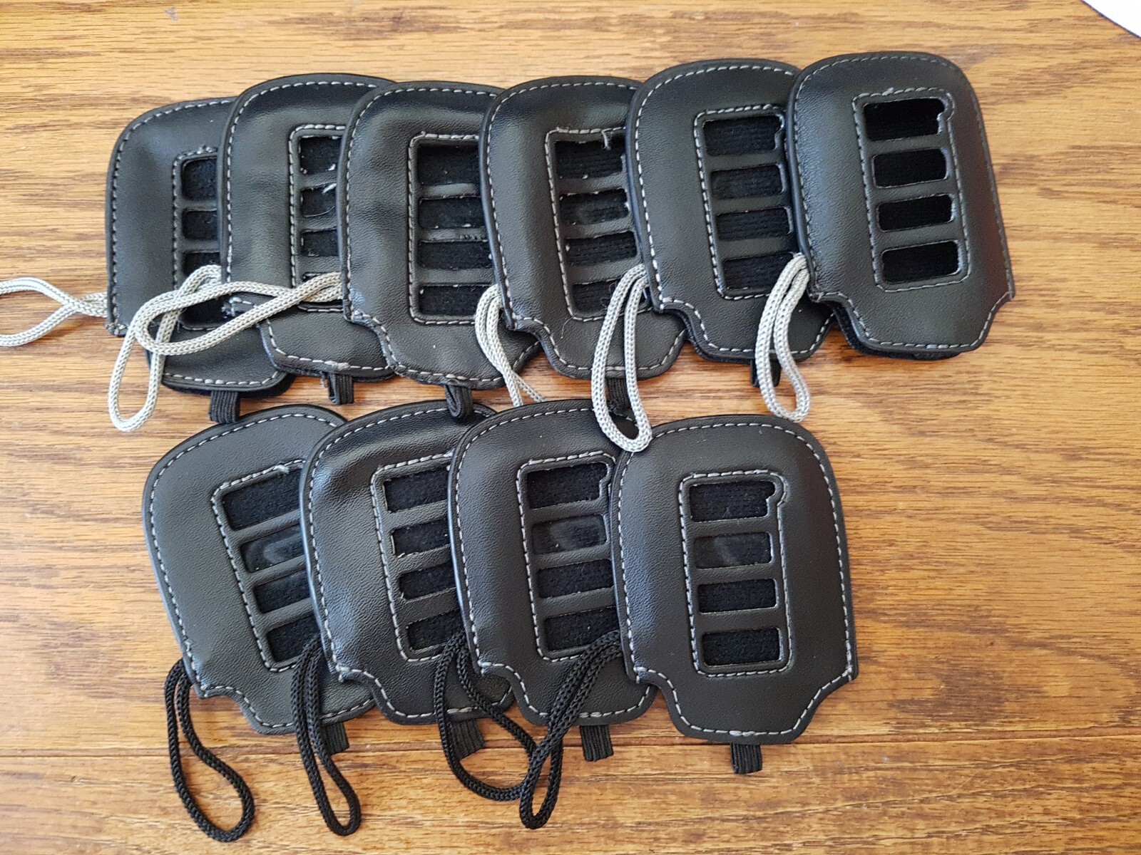 Lot of 10 OEM Genuine Lexus Fob Leather Key Chain Cases HYQ14FBA LEXUS LOGO!