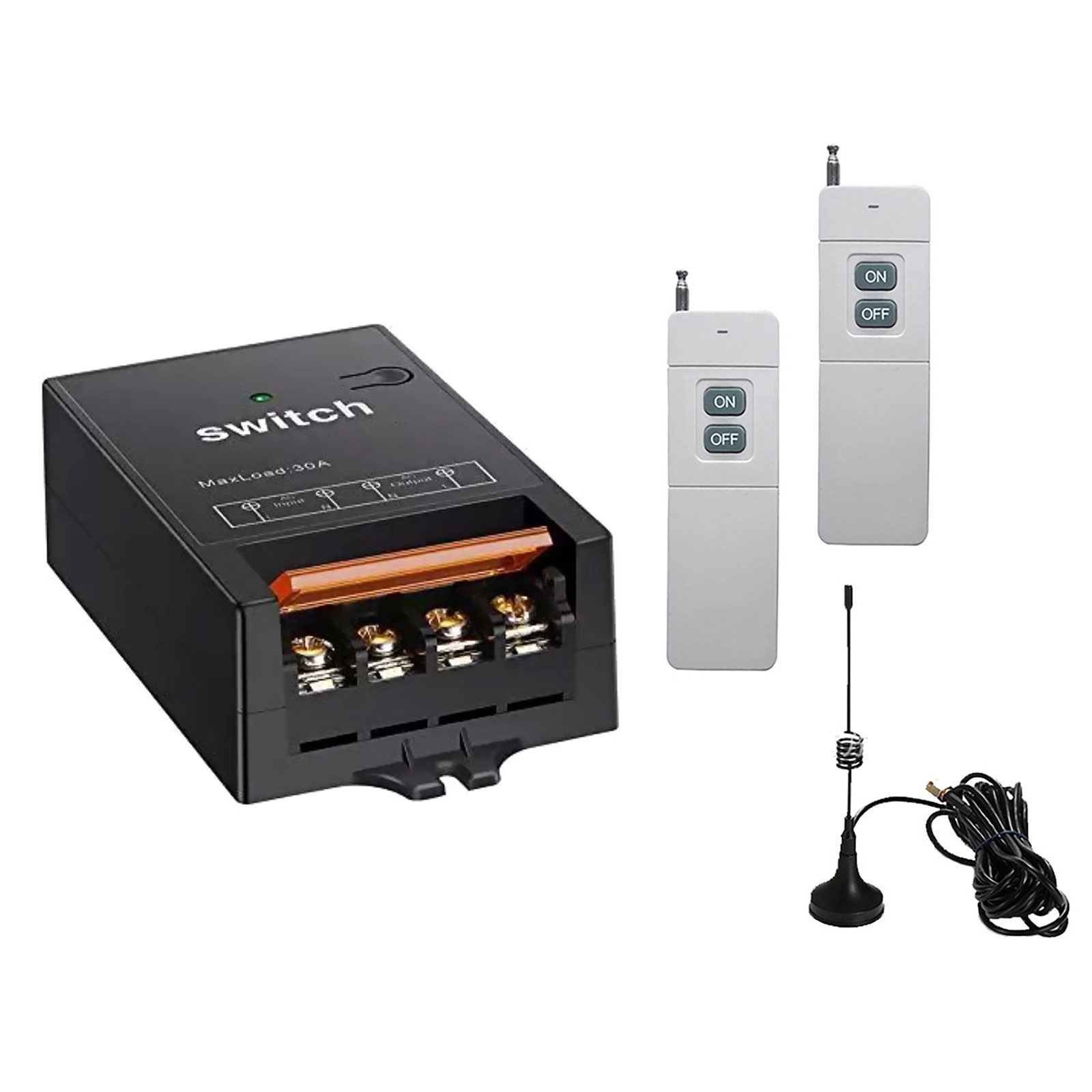 1.5KM Long Range 2CH RF Wireless Remote Control Switch Transmitter+Receiver Kits