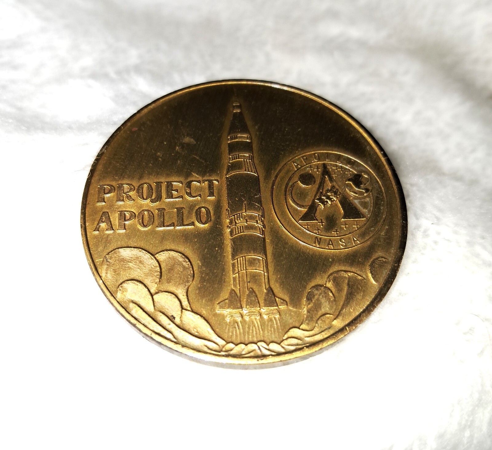 Bronze Challenge Coin Project Apollo  RARE 1968 NASA Borman Lovell Anders