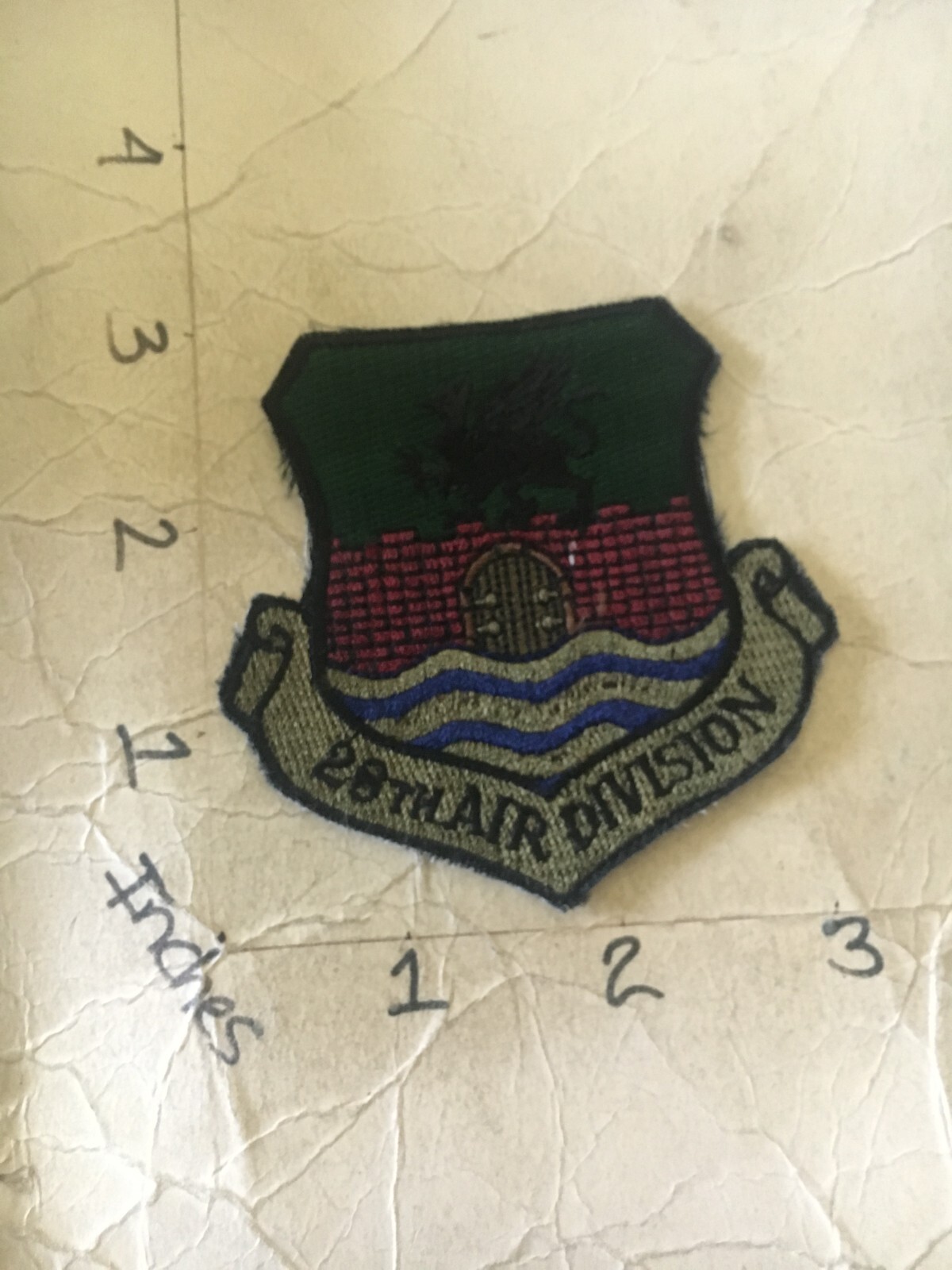 USAF 28th Air Division Squadron subdued patch 6/3/25