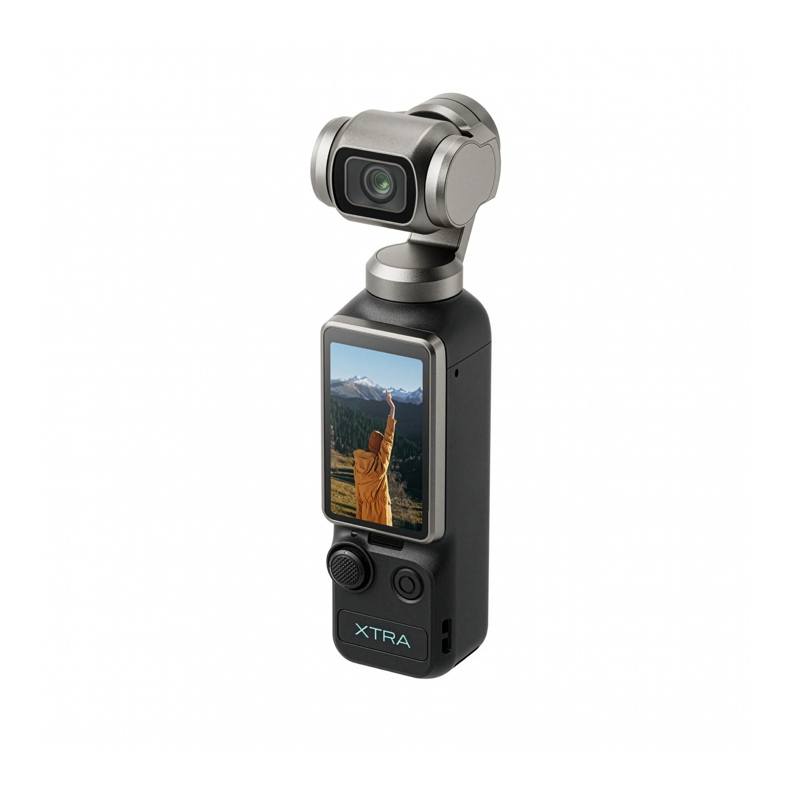 Xtra Muse Gimbal Action Camera with 4K/60fps Video Recording and Smart Tracking