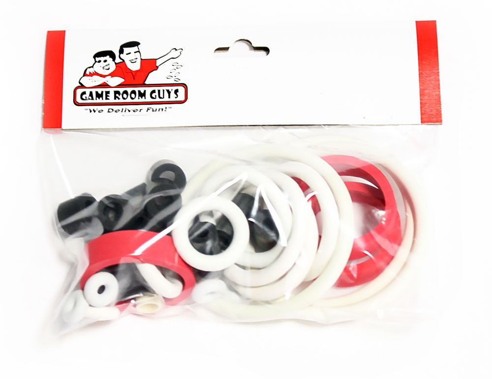 DE Back to the Future Pinball Machine Replacement Repair Rubber Ring Kit White