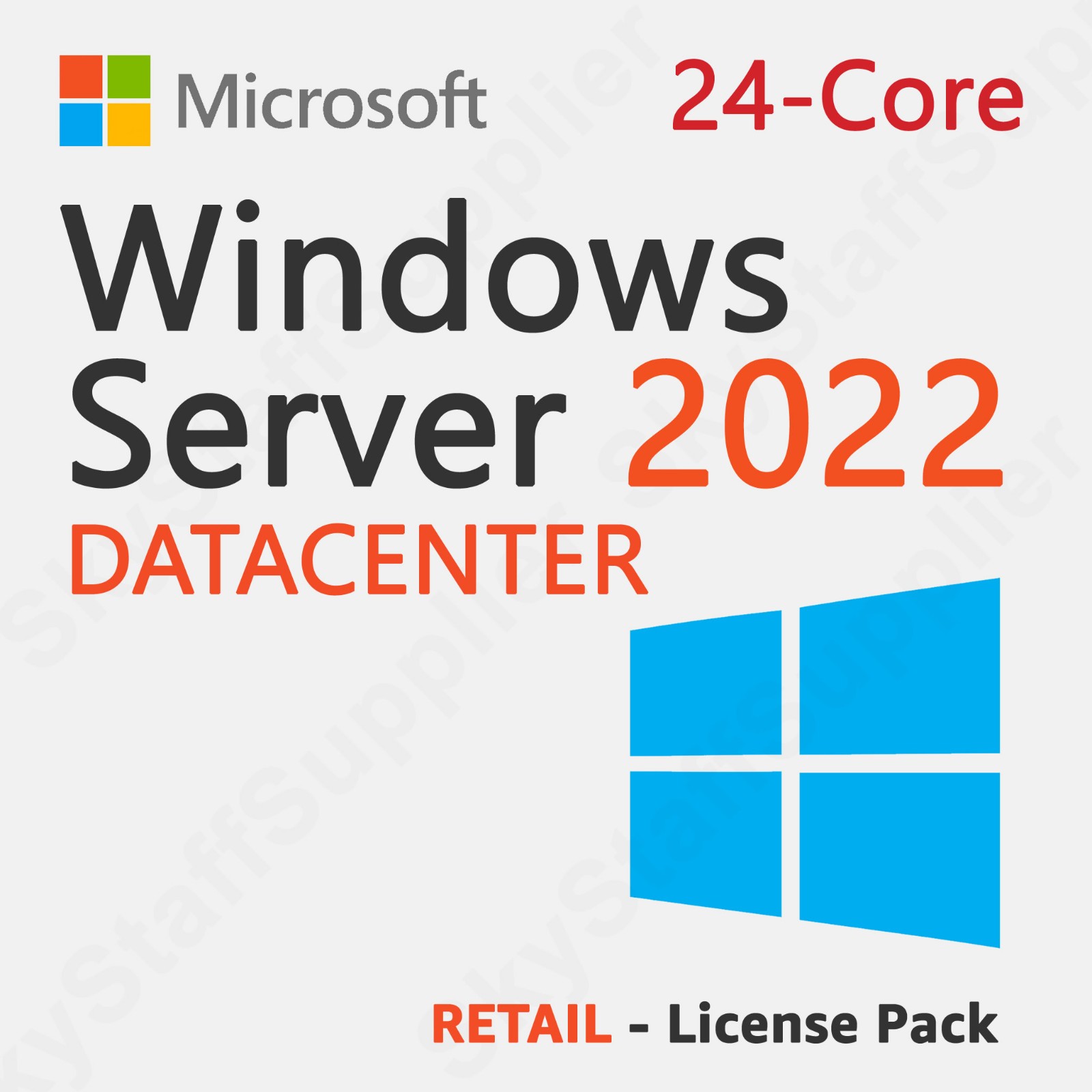 Windows Server 2022 DATACENTER 24 Core License Pack + 50 ACCESS CALs - BRAND NEW