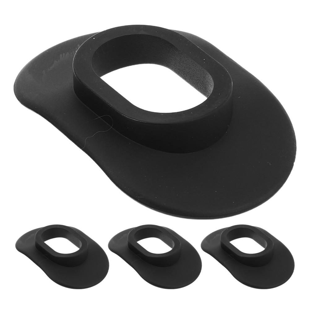 4Pcs Black Silicone Diving Mouthpiece Spare Regulator Cover Flexible and Durable