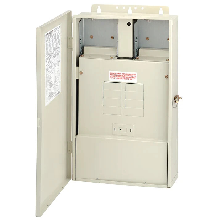 Intermatic 100A Load Center Only with 300 W Transformer, 8-Breaker Spaces | T400