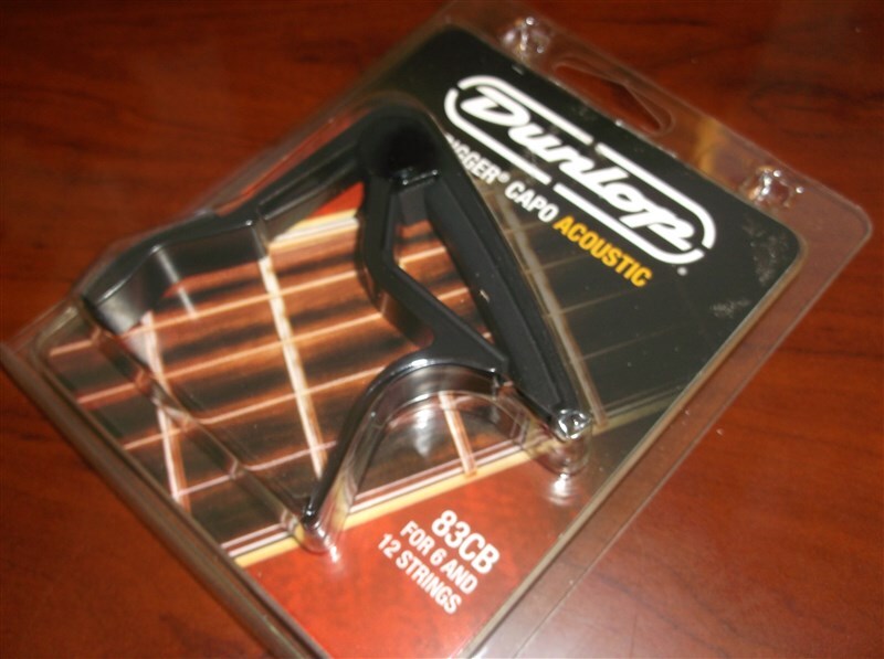 NEW - Dunlop Trigger Capo For Acoustic Guitar, #83CB - BLACK