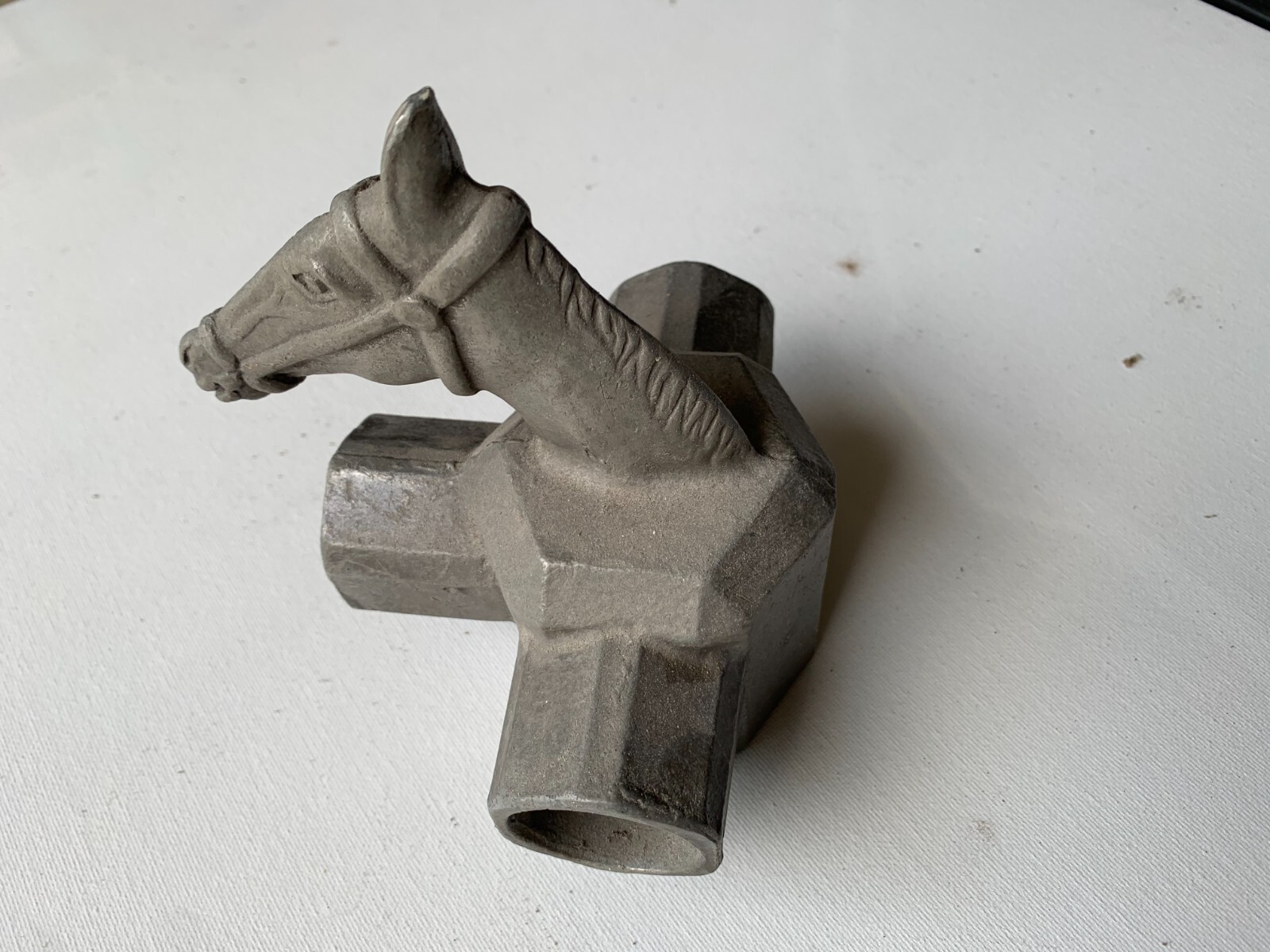 Vintage Horse Finial for Chain Link Fence Post - Rare!