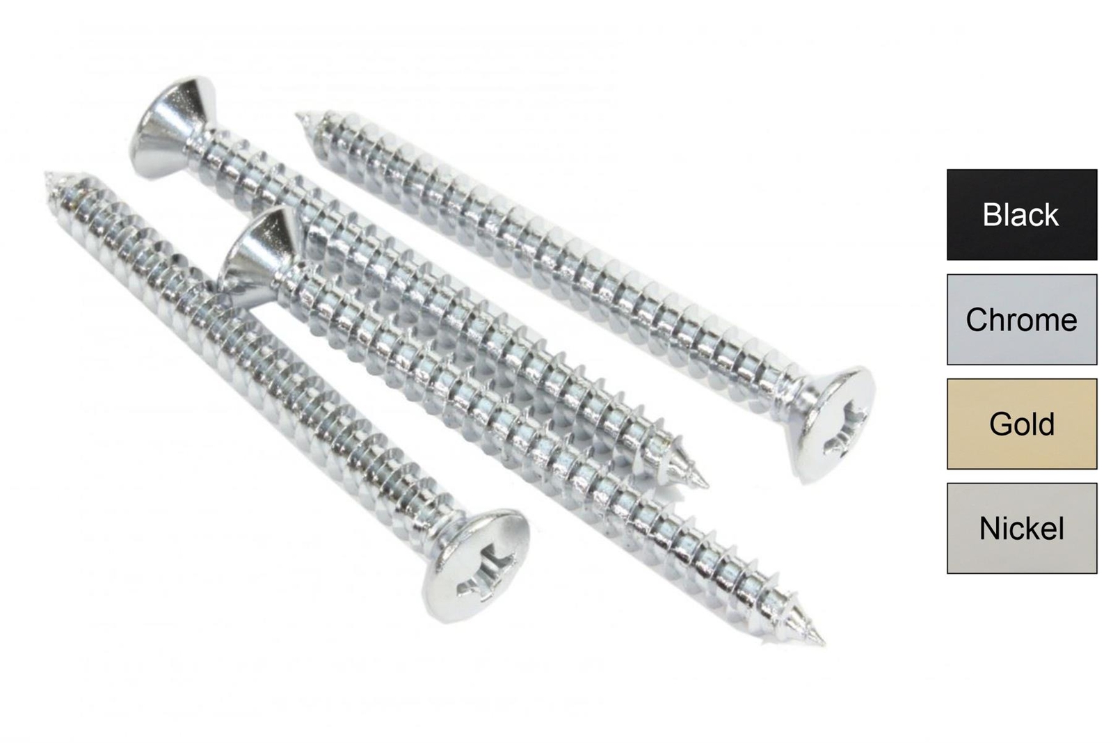 #8 X 1 3/4 (44.5mm) Neck Plate Mounting Screws