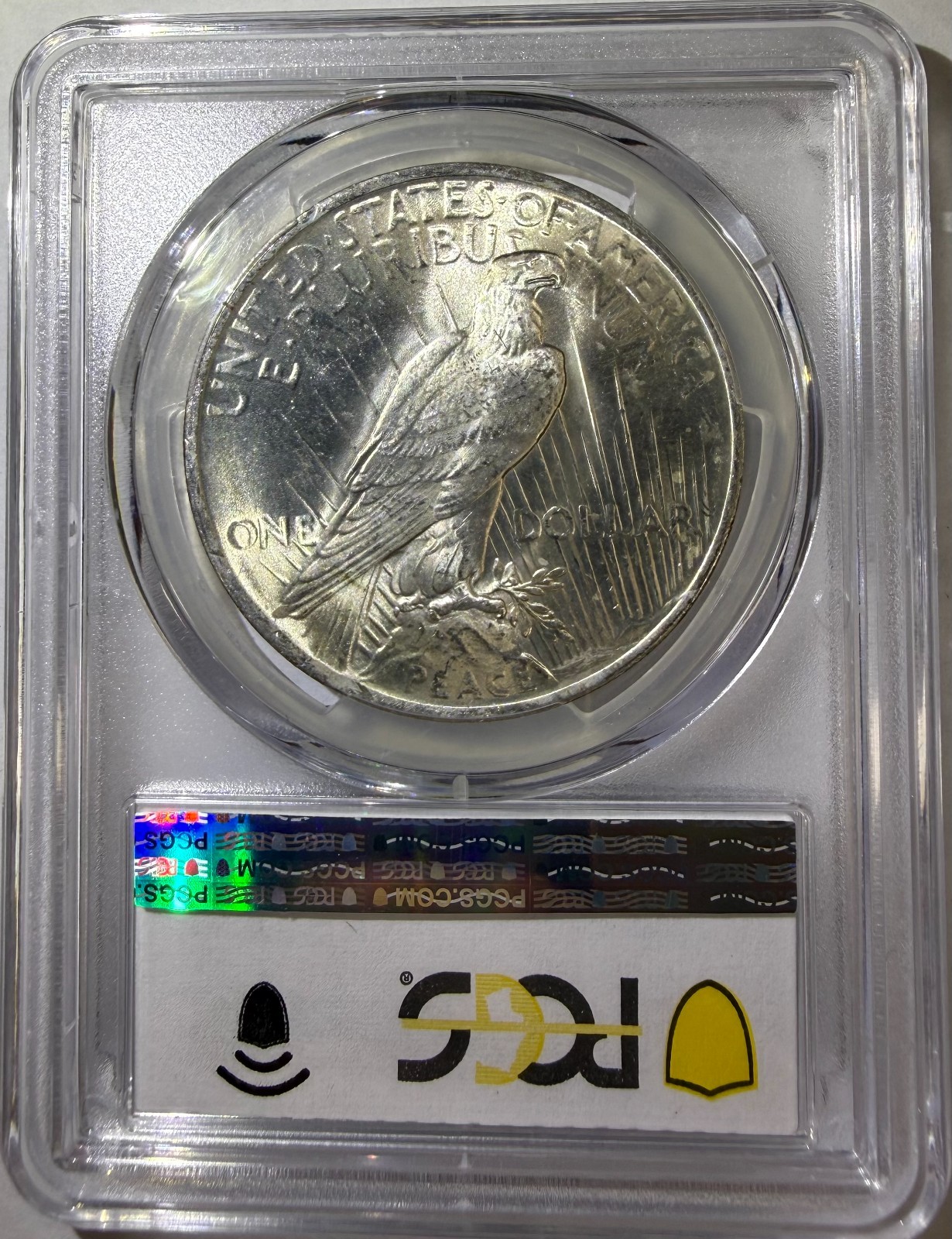 1922 $1 Peace Silver Dollar PCGS MS64 (792)