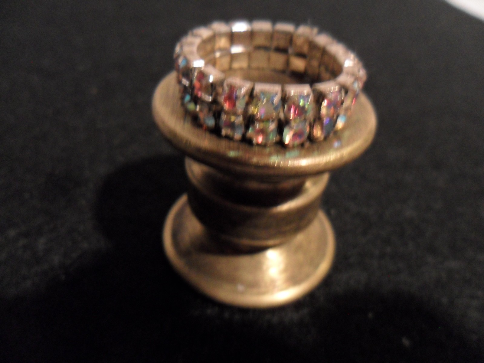 Vintage Flexible Rhinestone Toe Ring