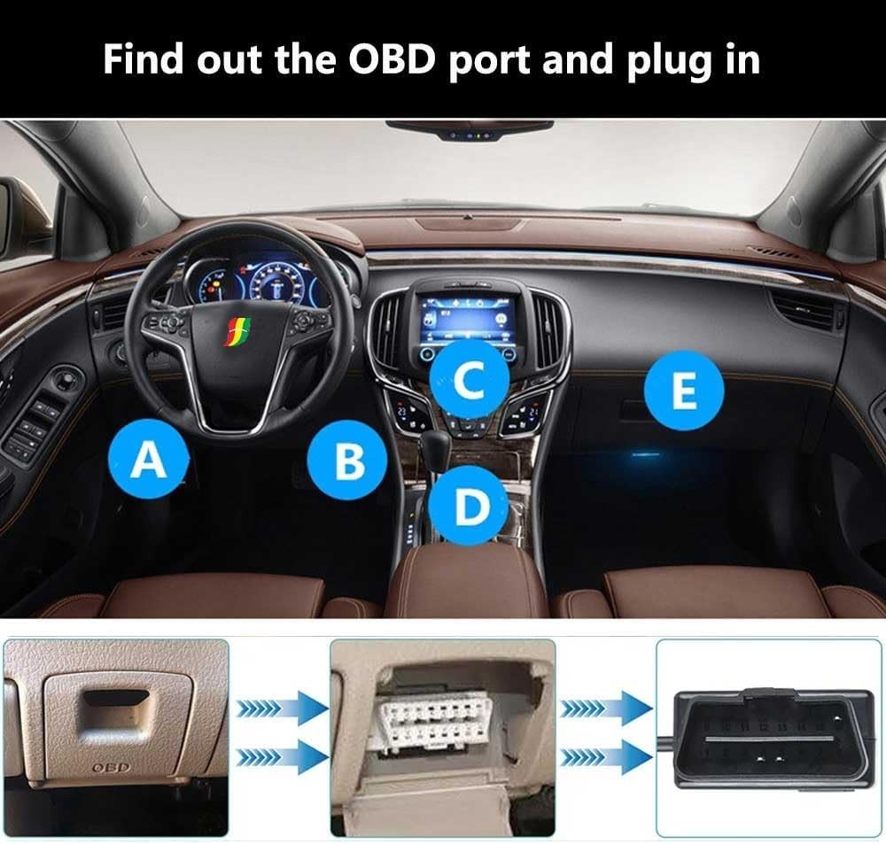 3.5M Universal OBD Dash Camera Power Cable | Fast Charging & Easy Installation