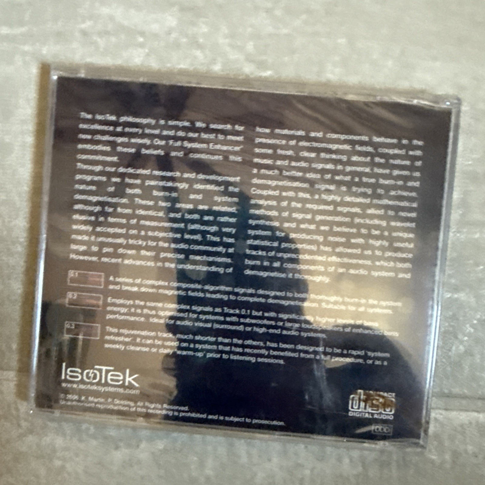 Isotek Full System Enhancer & Rejuvination Disc