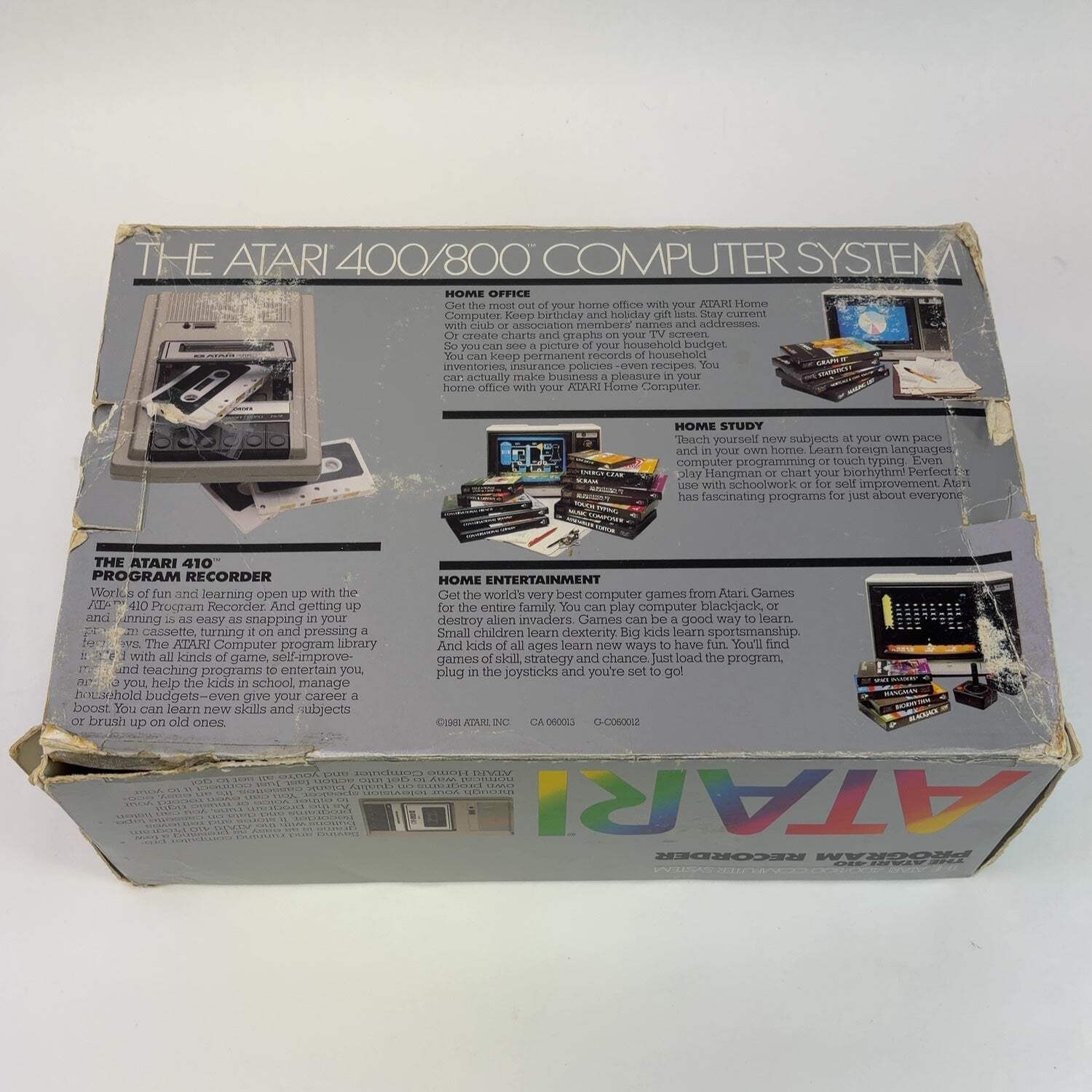 Atari 410 Program Recorder Program Recorder 410 CAO 14301-10