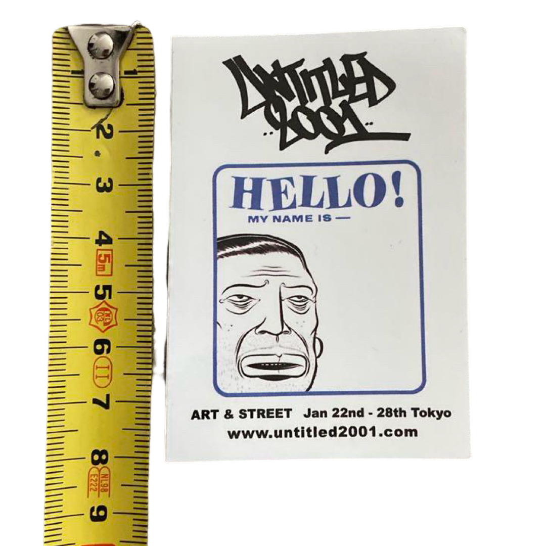 UNTITLED 2001 Barry McGee Sticker vintage
