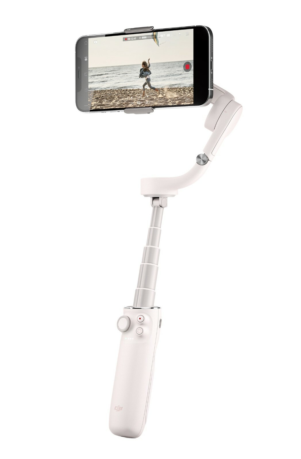 DJI OM 5 Sunset White Foldable Stabilizer-Certified Refurbished