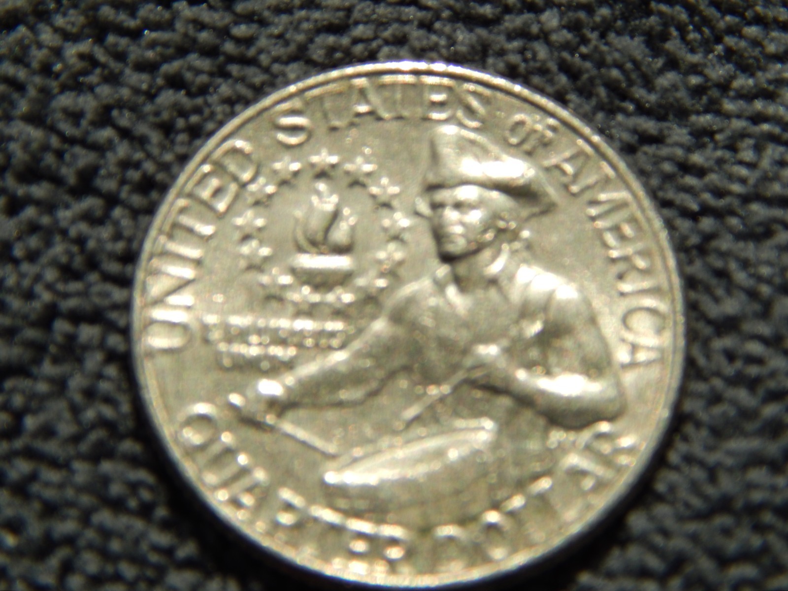 Bicentenial Quarter No Mint Mark Multiple Errors Reverse Side and Obverse side