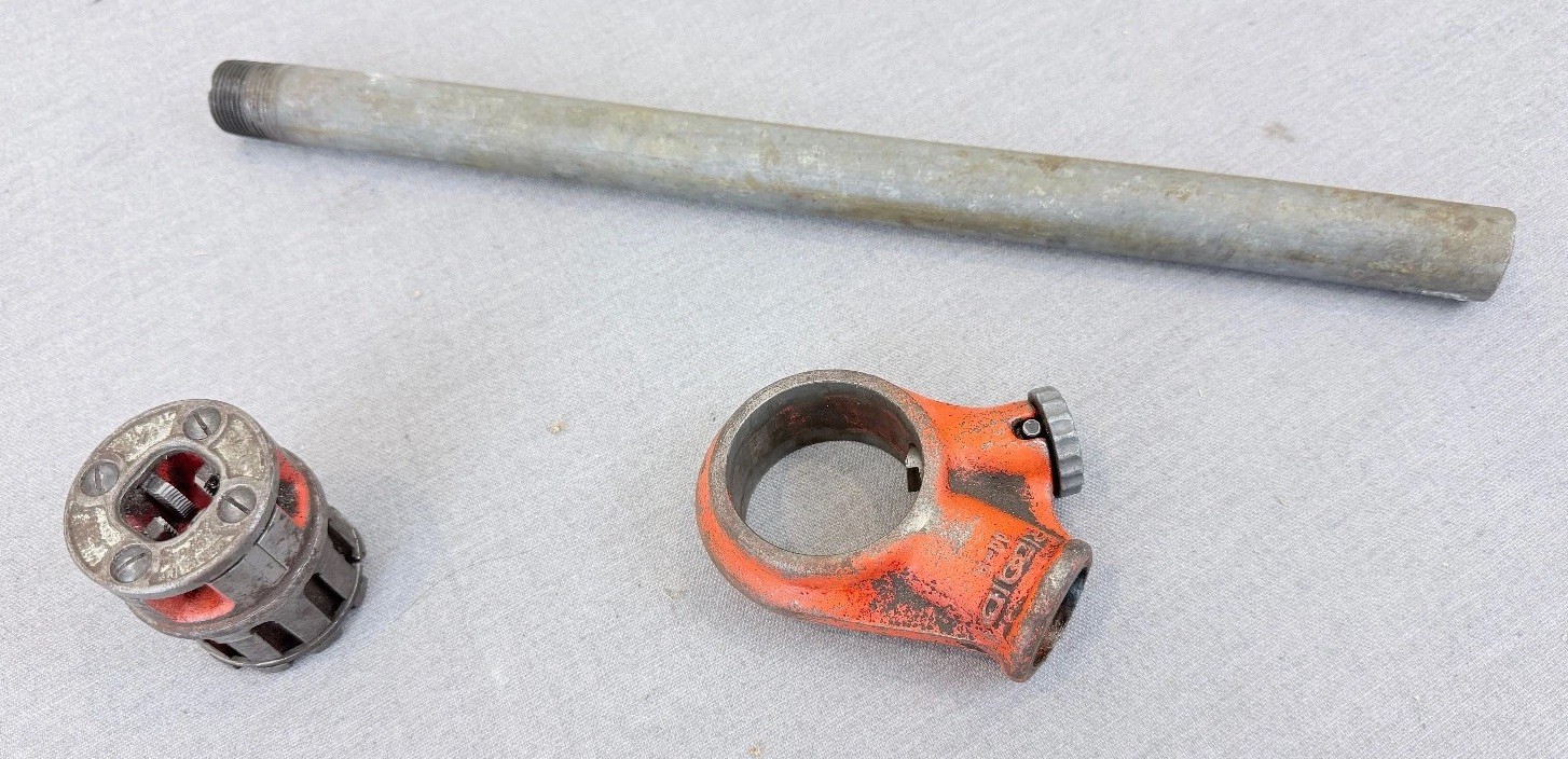 RIDGID 00-R 1/4\" NPT Manual Ratchet Pipe Threader w/ Handle USA