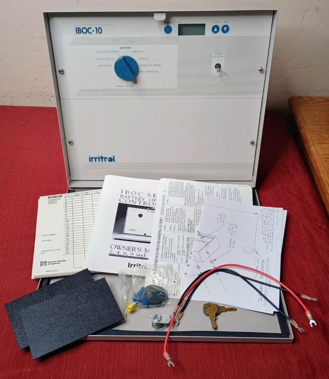 Vintage Irritrol IBOC-10 Irrigation Controller 10 Station *NEW OLD STOCK*