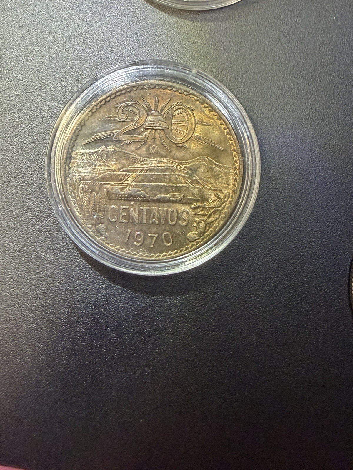 1970 Mexico 20 Centavos - Mexican Coin - Bronze - World Coin - Liberty Cap
