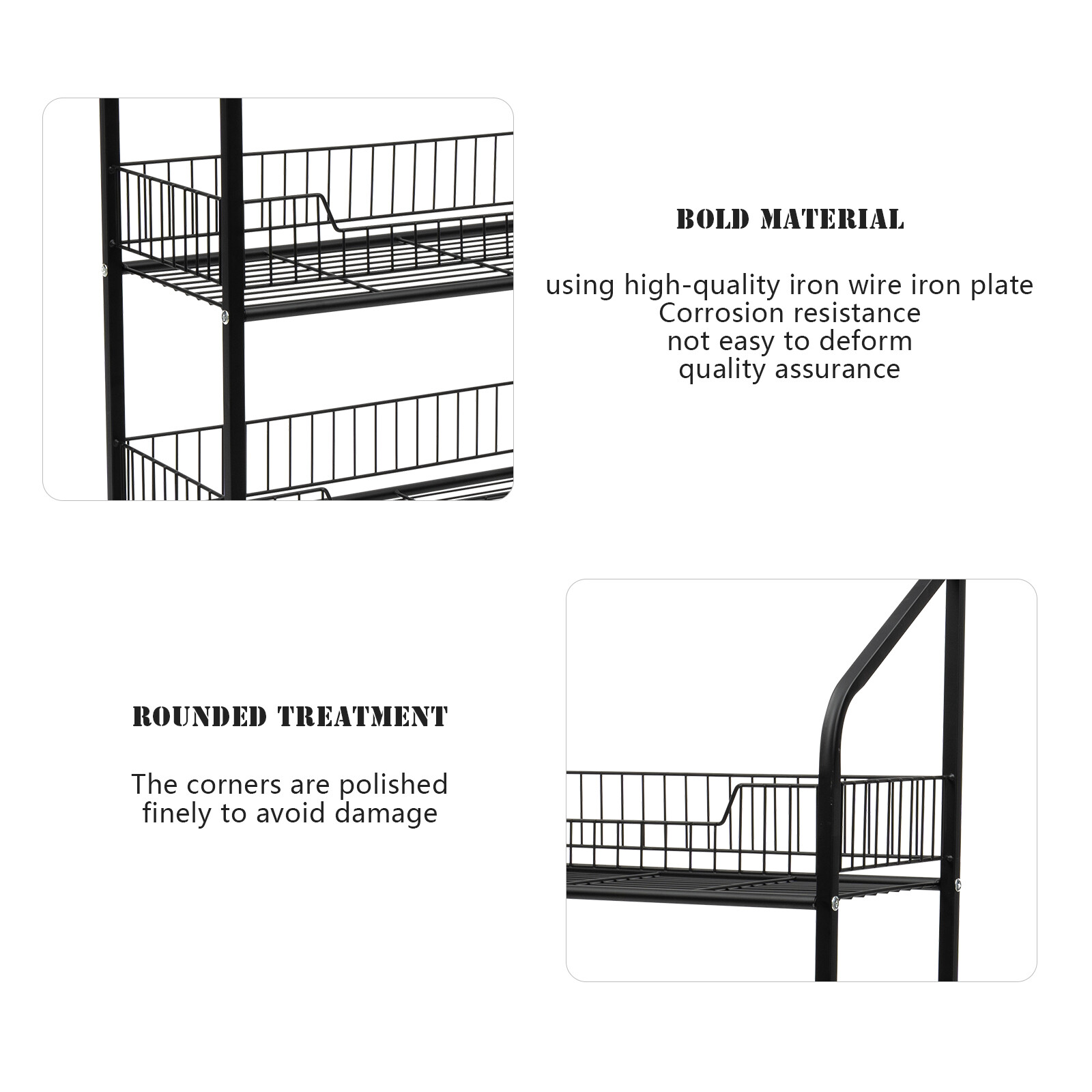 4 Tier Retail Display Rack Snack Candy Display Organizer Stand With 10 Hooks