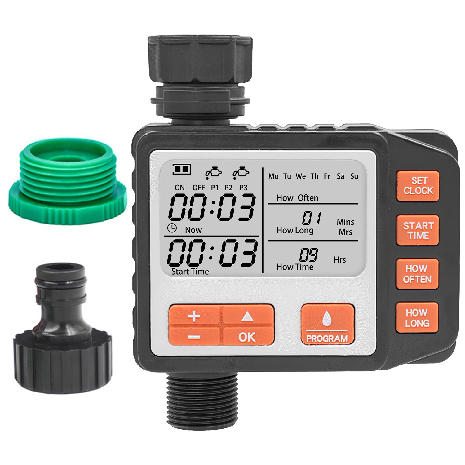 Water Sprinkler Timer Garden Irrigation Controller Digital Auto Watering System