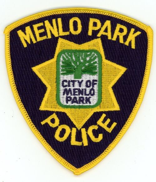CALIFORNIA CA MENLO PARK POLICE NICE SHOULDER PATCH SHERIFF