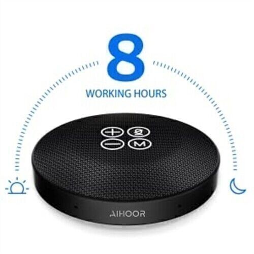 Wireless Mini Bluetooth Speaker w/Microphone Conference Speakerphone for Lapto