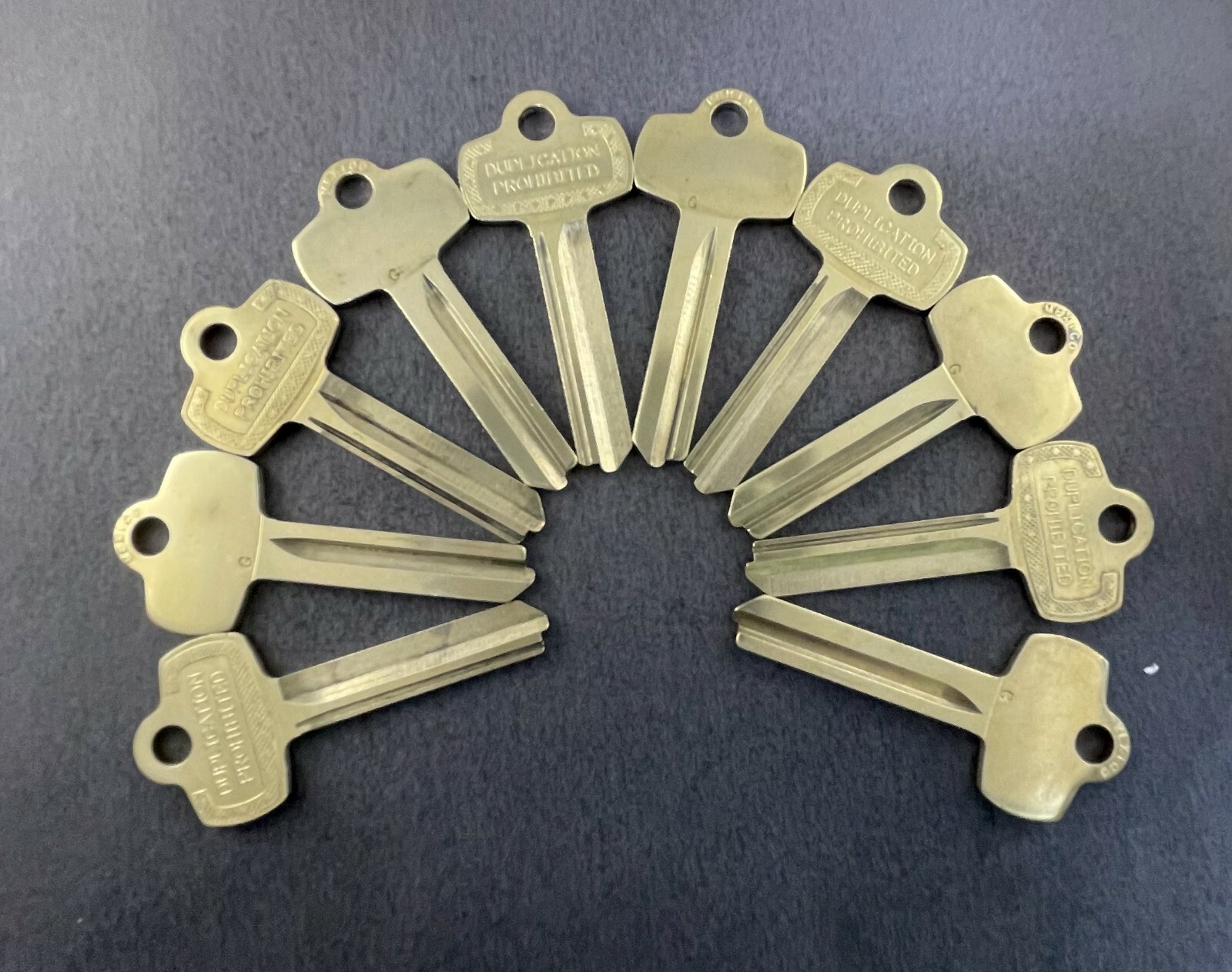 Lots of Nickel Silver A1114G 1A1G1  BES-6DS Type Key Blanks for Best G Keyway: