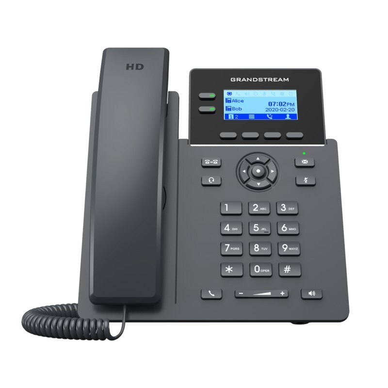 Grandstream GRP2602W WiFi 2-Line 4 SIP IP Phone +Power Supply FREE SHIPPING