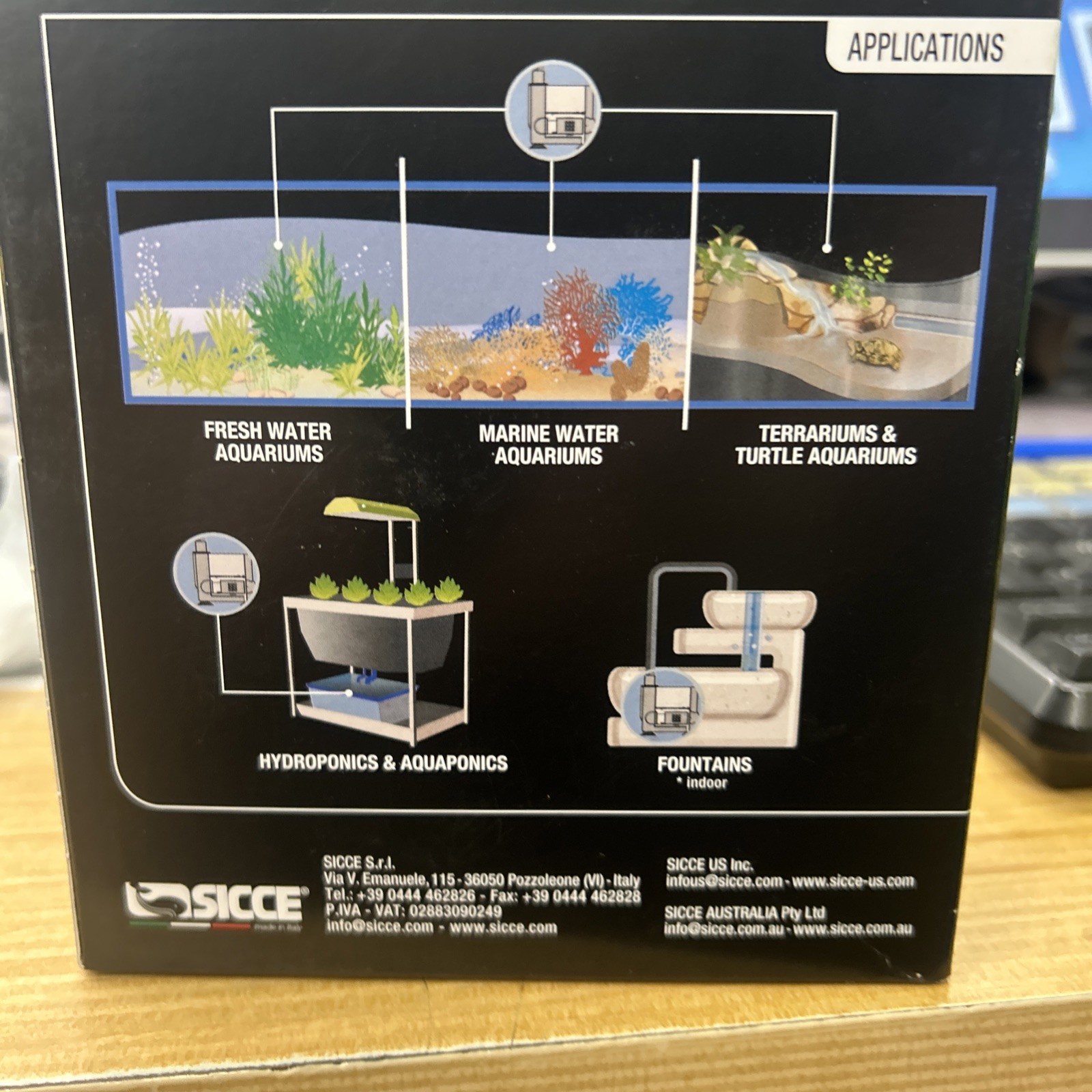 Sicce Micra 90/Gph multifunction aquarium pump