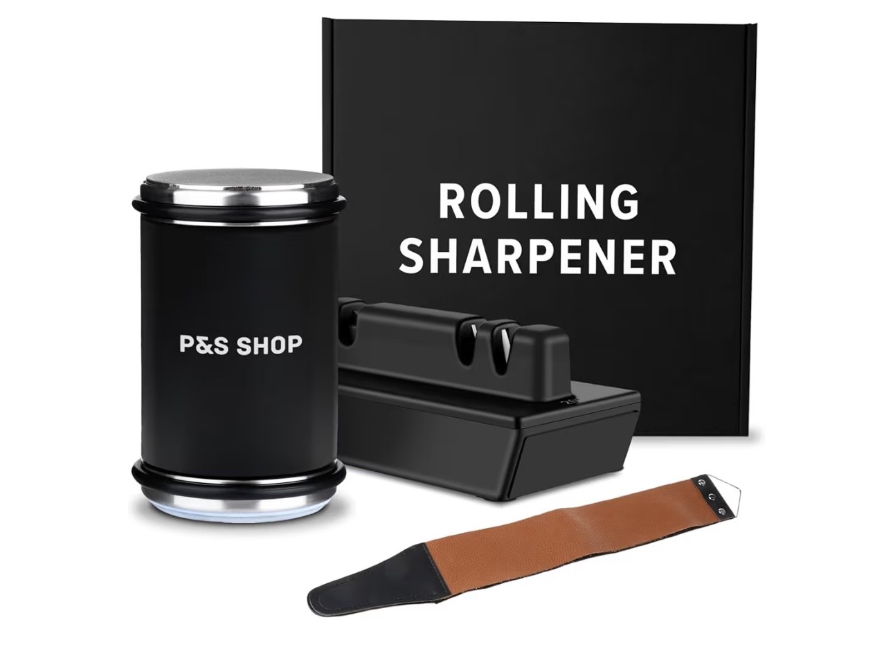 Rolling knife sharpener kit 15&20 Degree Angles, Rolling knife sharpener with...