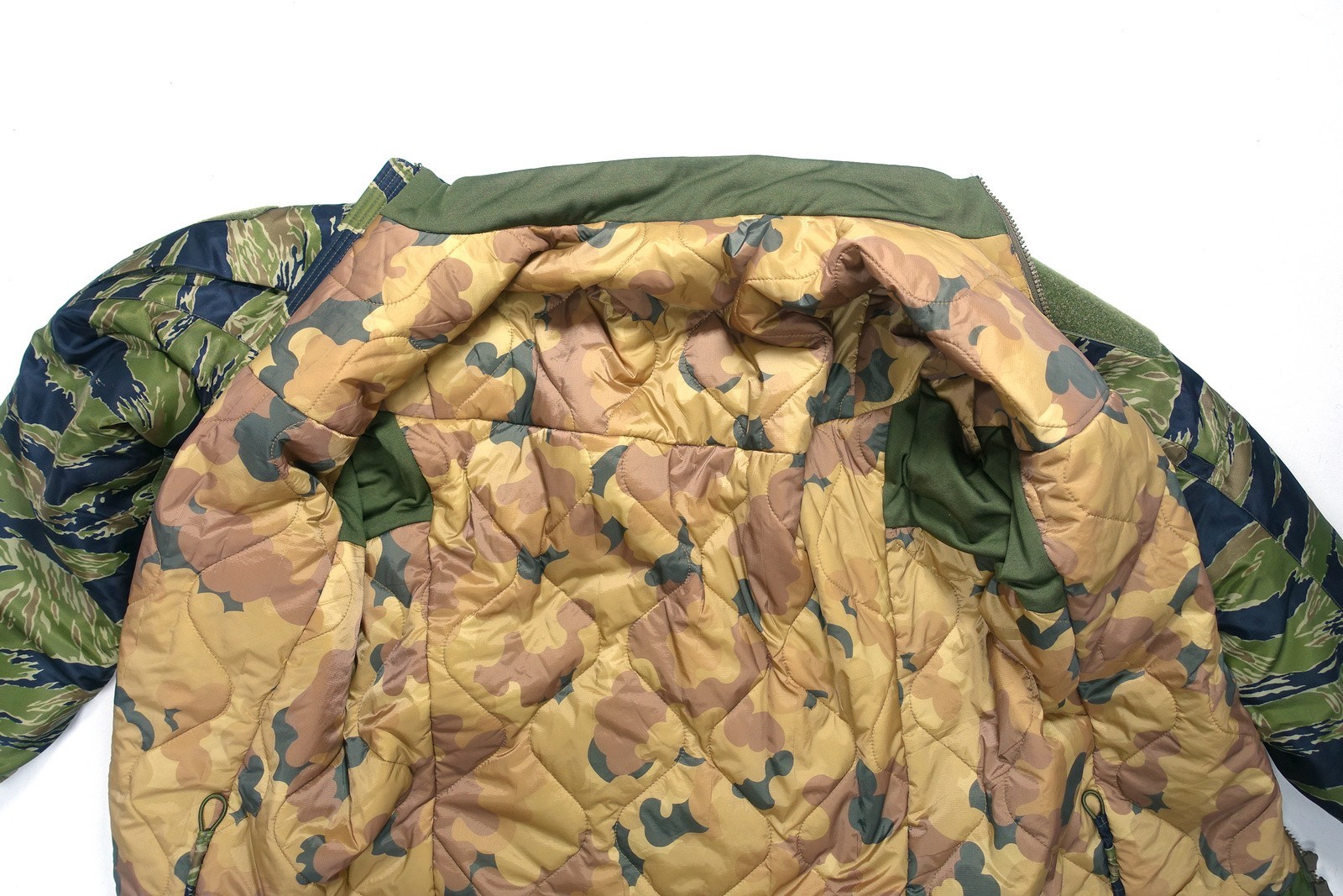 nylon Tactical thermo Jacket，camouflage JWD tiger stripe
