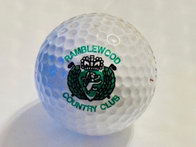 Golf Ball w/ Logo - Ramblewood Country Club