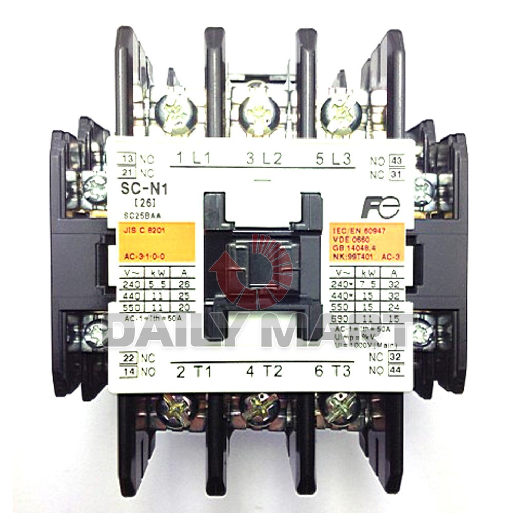 FUJI Magnetic Contactor SC-N1 SCN1 200-240VAC 220VAC New In Box NIB Free Ship