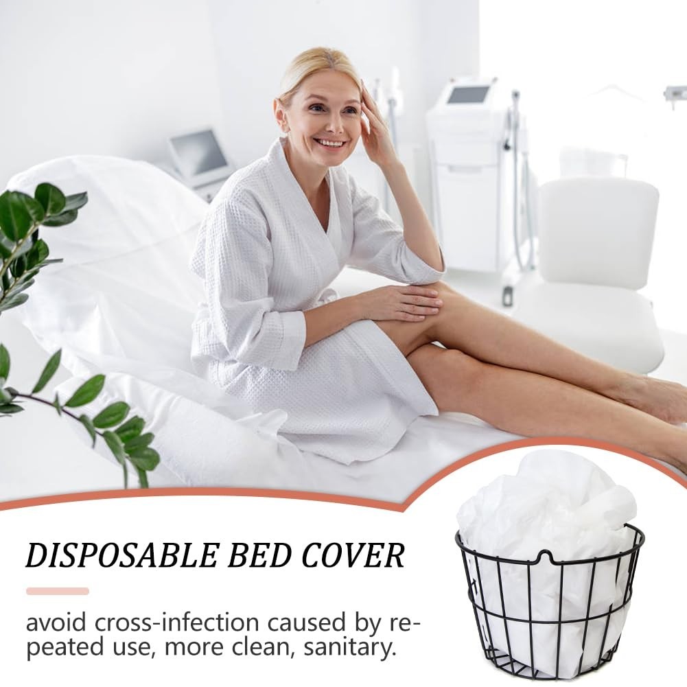 30PC Disposable Fitted Massage Table Sheets, Breathable & Sanitary Covers 36x85