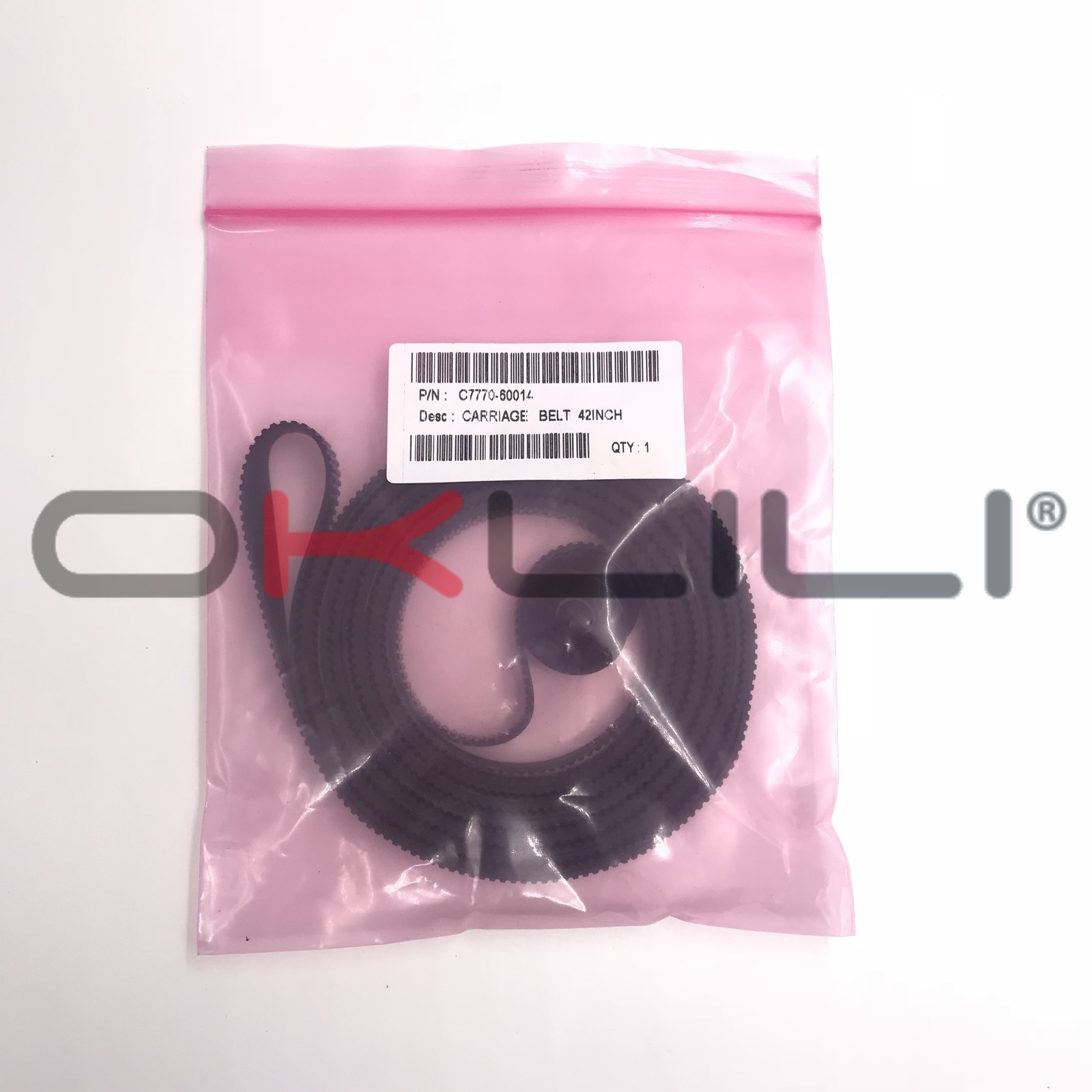 Carriage Belt 42" HP DesignJet 500 500PS 800 800PS 510 510PS Pulley C7770-60014