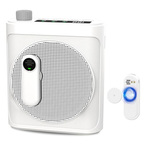 Voice Amplifier Wireless Microphone with Magnetic Lavalier, Portable Voice