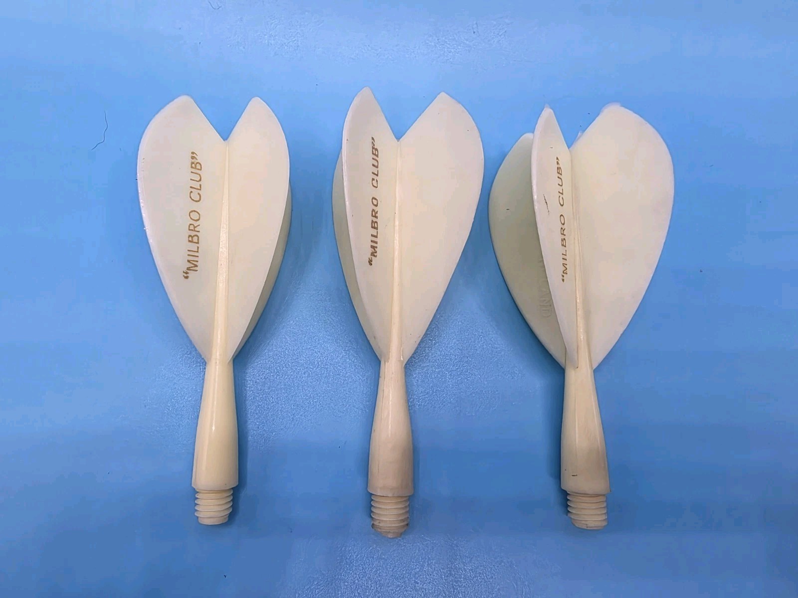 Vintage Milbro Plastic Preowned Flights - White