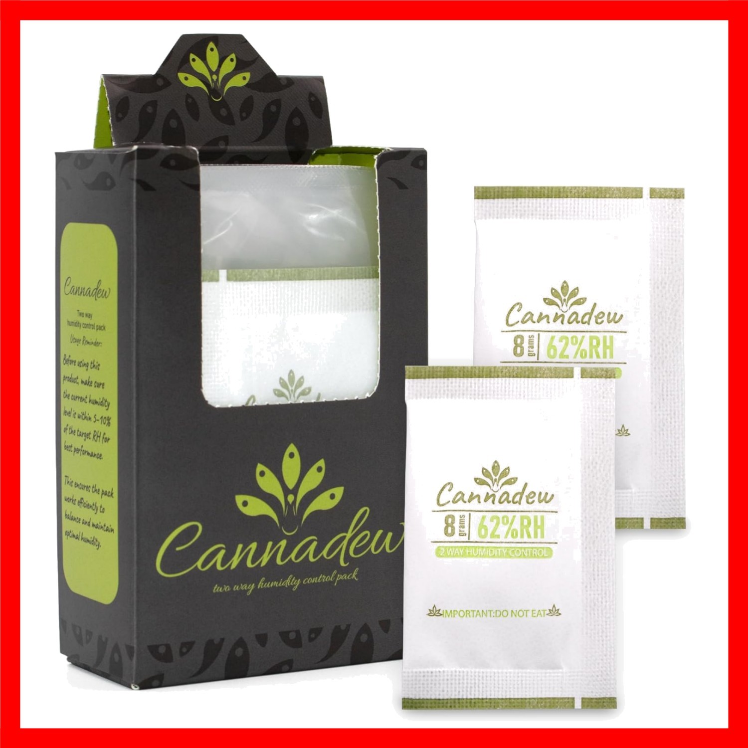 15-Pack 62% Humidity Control Packs for Fresh Storage