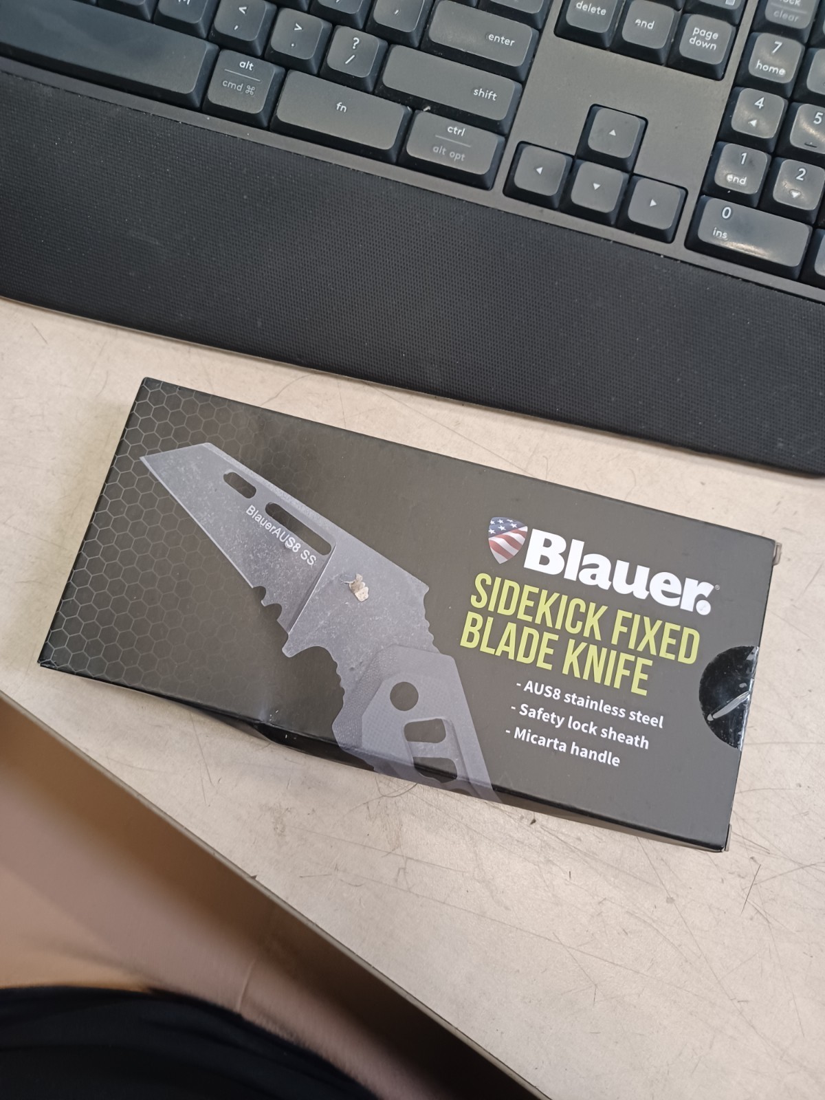 SEALED Blauer Sidekick Fixed Blade Knife AUS8
