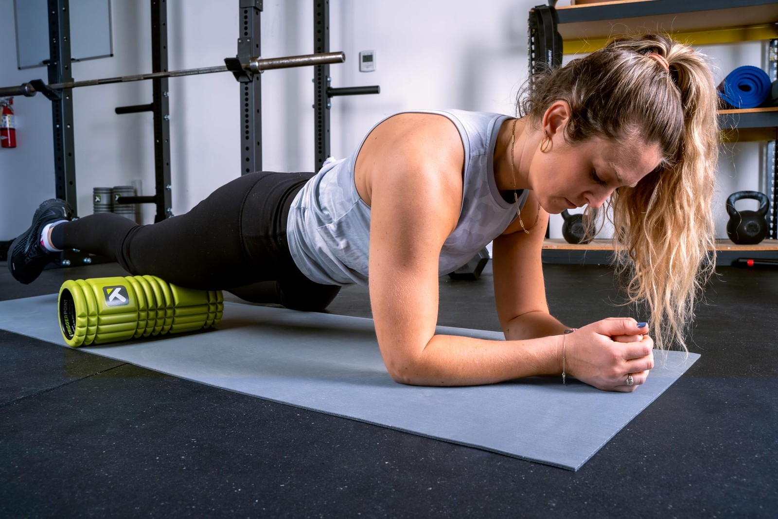 TRIGGERPOINT Performance Therapy Grid Foam Roller for Exercise, Deep Tissue