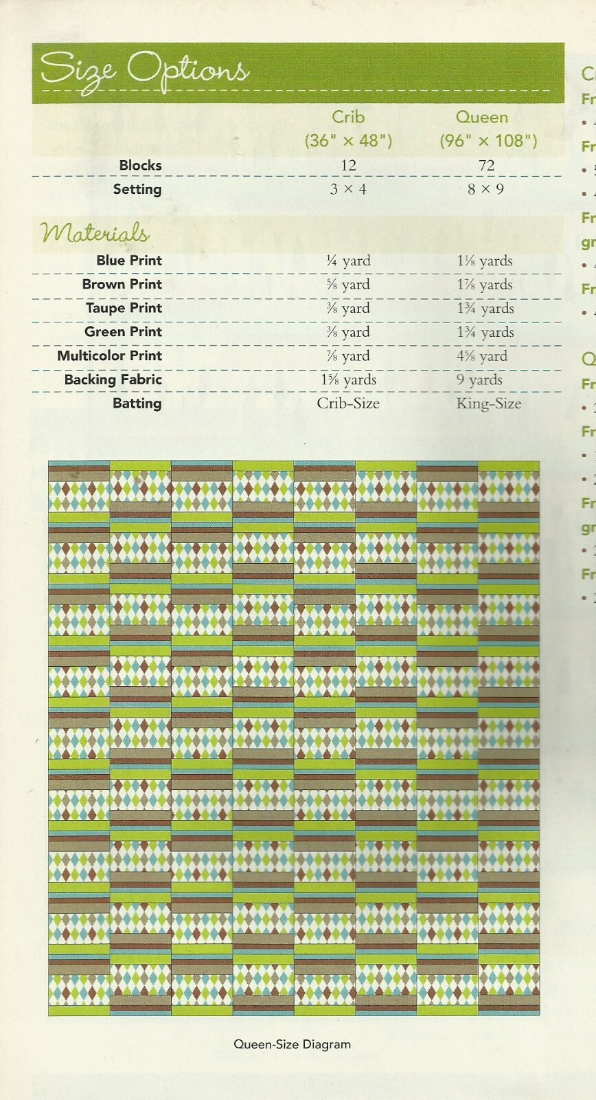 C0148 ECHO QUILT PATTERN/INSTRUCTIONS
