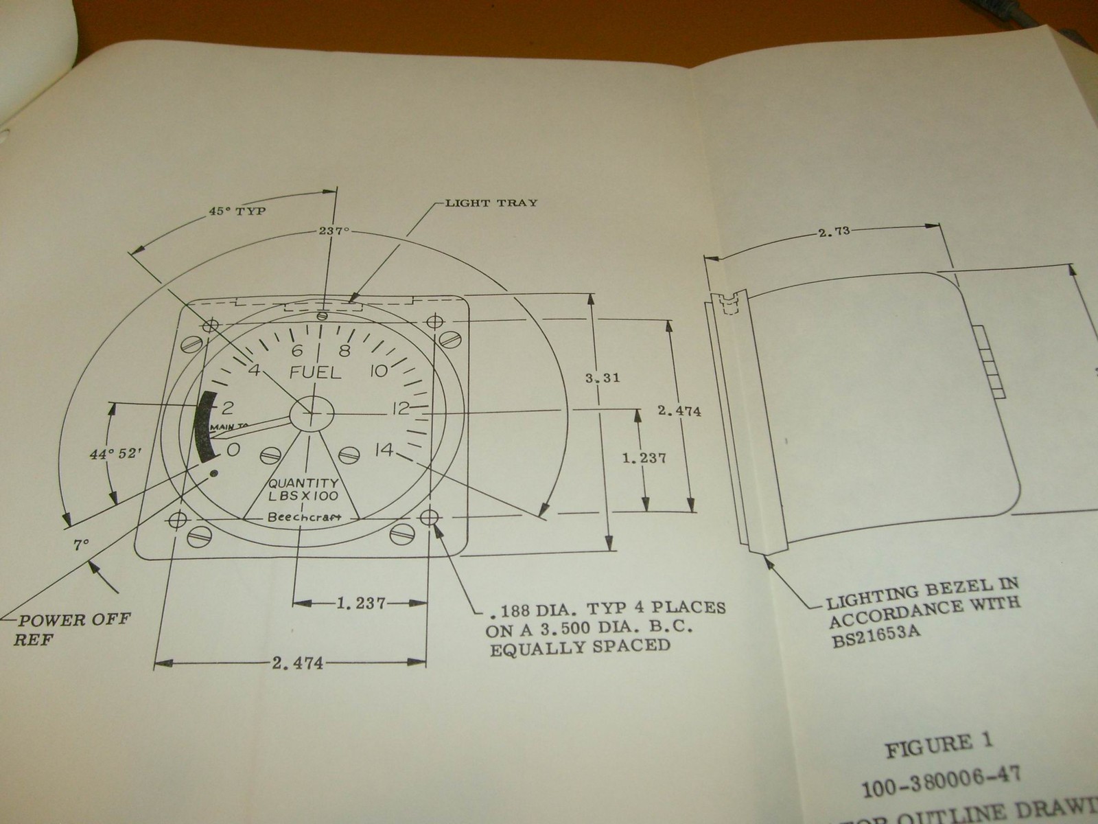 Gull Airborne Fuel Quantity System in Super King Air 200 Maintenance Manual