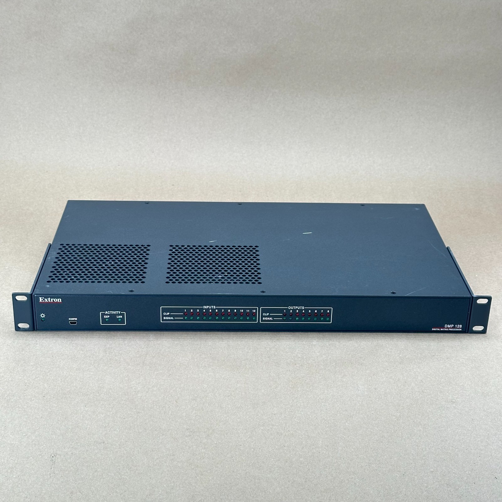 Extron DMP 128 Digital Matrix Processor ProDSP Audio DSP Mixer Used