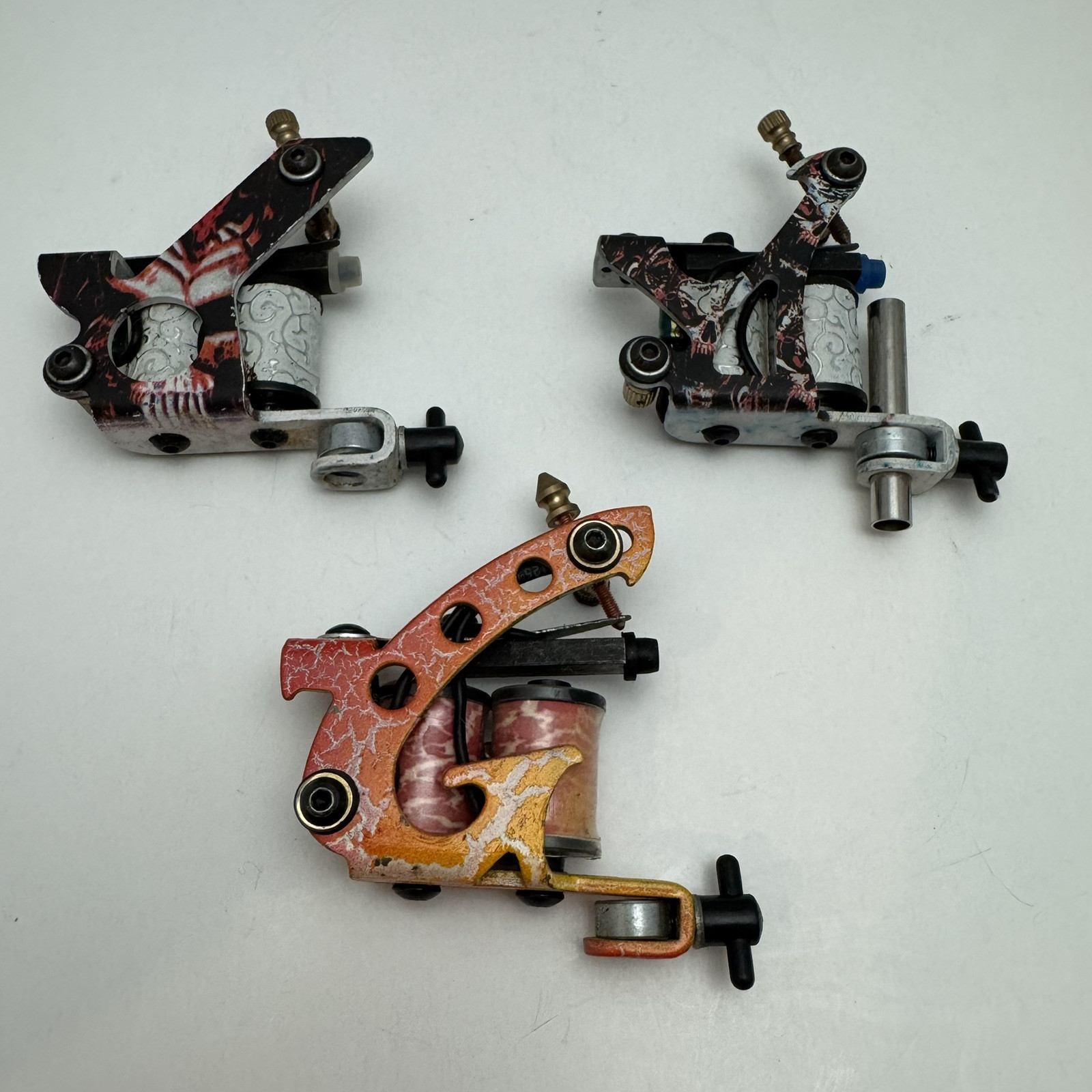 3 Coil Tattoo Machines In Good Cosmetic Condition Untested