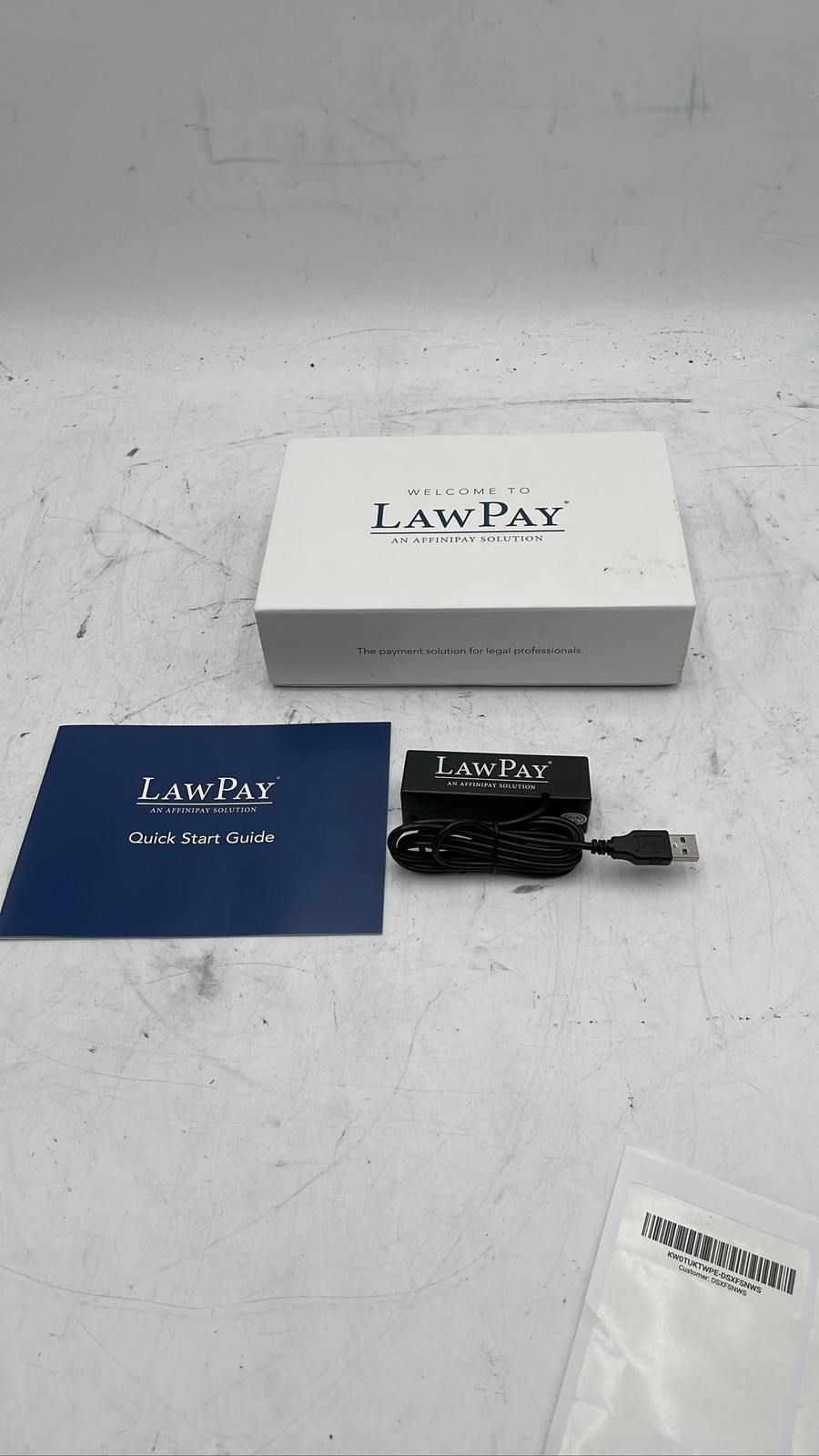 LawPay USB Magnetic Stripe Card Reader MSR POS Reader