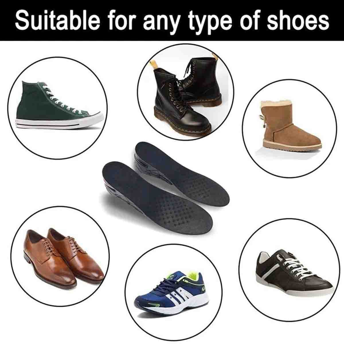 Soft comfortable heightening insole, men's insole women's insole heightened 7cm